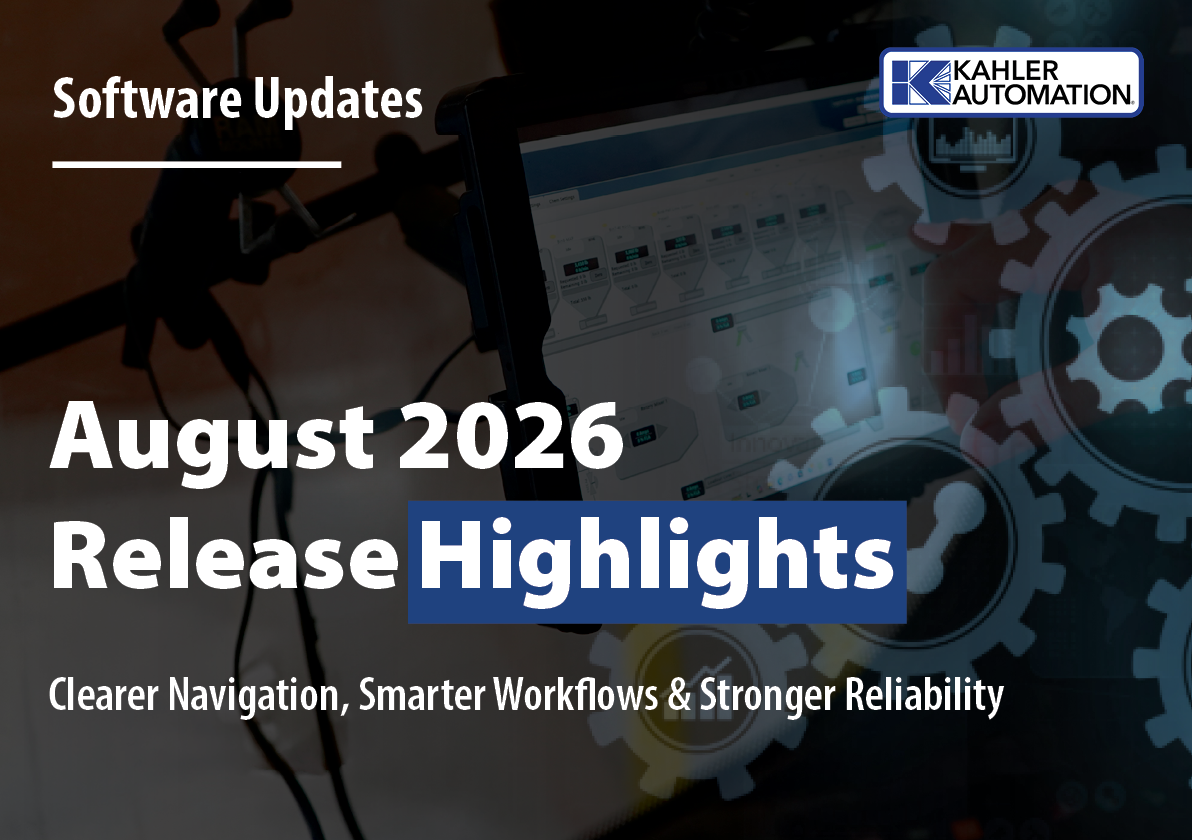 Kahler Automation Software Updates