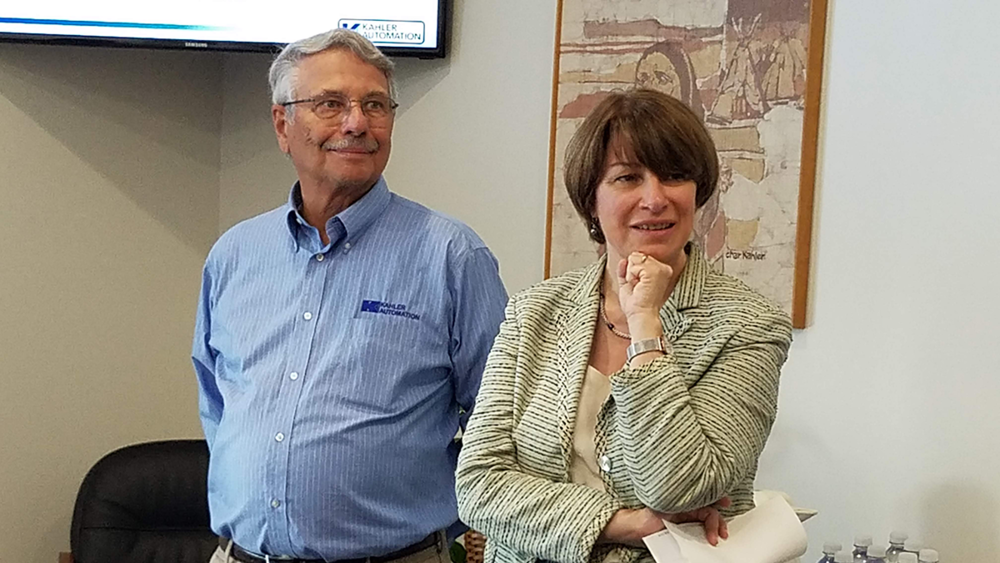 Senator Tours Kahler Automation